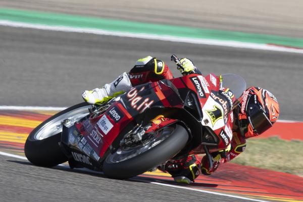 Alvaro Bautista, 2023 Aragon WorldSBK. - Gold and Goose