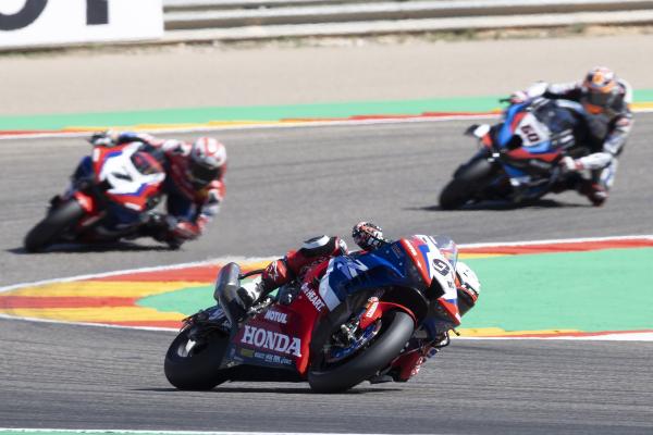 Xavi Vierge, 2023 Aragon WorldSBK. - Gold and Goose