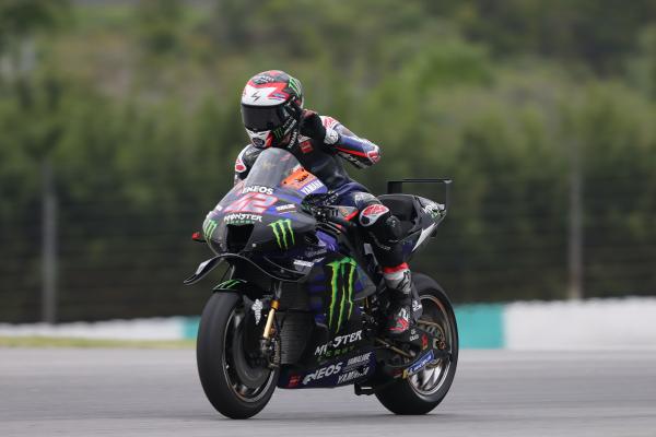 Alex Rins, 2024 MotoGP Sepang Test. - Gold and Goose