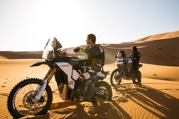  Modified Triumph Tiger competes in desert rally, but is it hiding something?