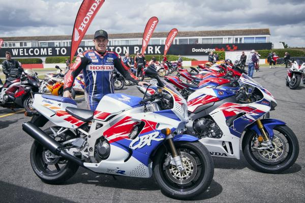 John McGuinness with a 1992 Honda Fireblade