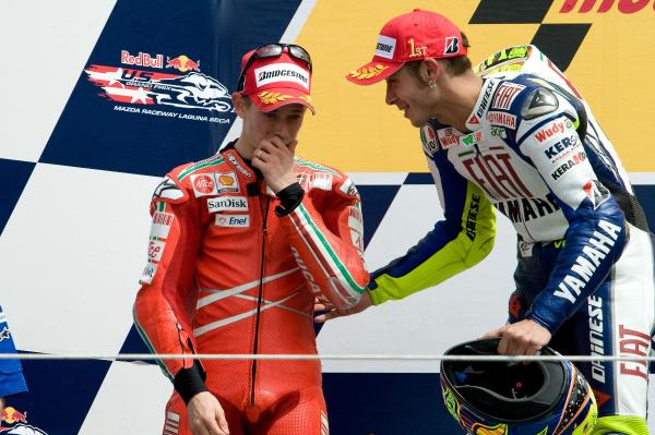 Valentino Rossi, Casey Stoner