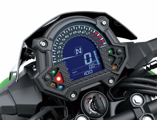 2019 Kawasaki Z400 dash