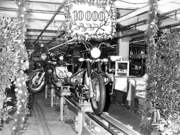 Archive photo of the BMW factory