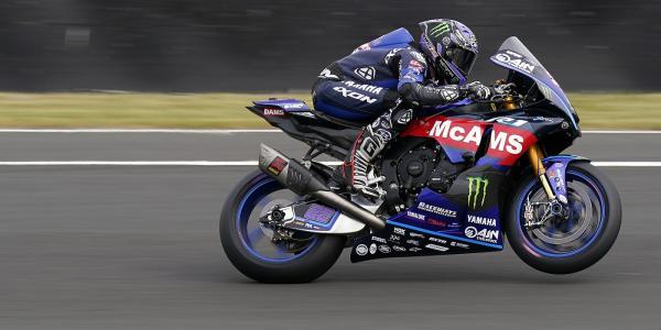 Jason O'Halloran, 2023 Knockhill BSB. - McAMS Yamaha