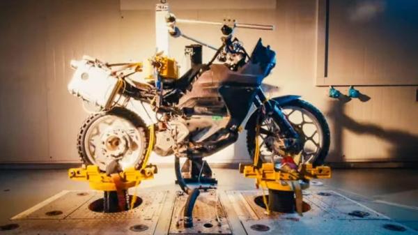 Can-Am Origin Electric Adventure Motorcycle Being Tested