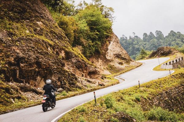 A road in Bhutan