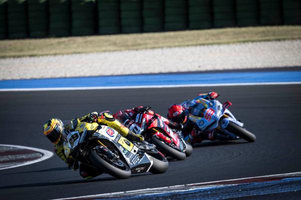 Andrea Iannone, Nicolo Bulega, Marc Marquez, Ducati Race of Champions 2024. - Ducati.