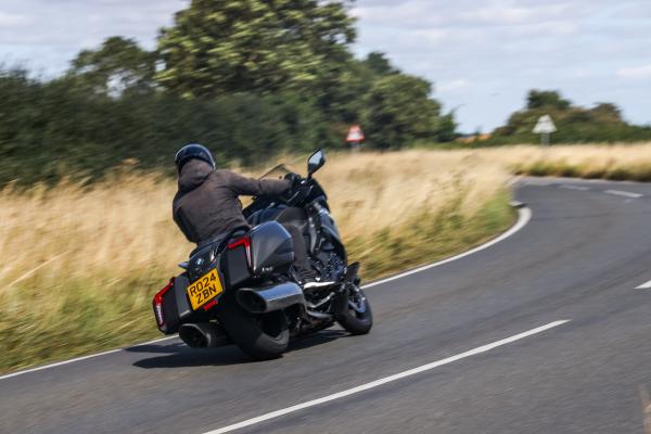 exiting a corner on a K1600 B