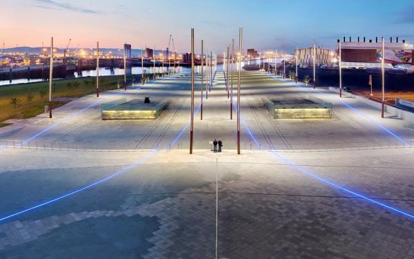 The slipways where Titanic and Olympic were built and launched