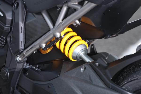 The Ohlins EC 2.0 suspension on the RS is the best you can get