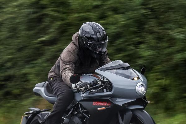 The Ridill 2 being used on the MV Agusta Superveloce