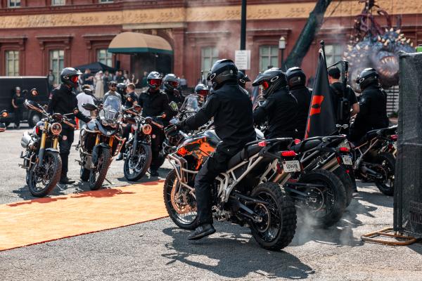 The cavalcade of bikes in Washington