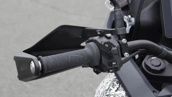 The shift paddles on the KTM AMT 1390 Super Adventure