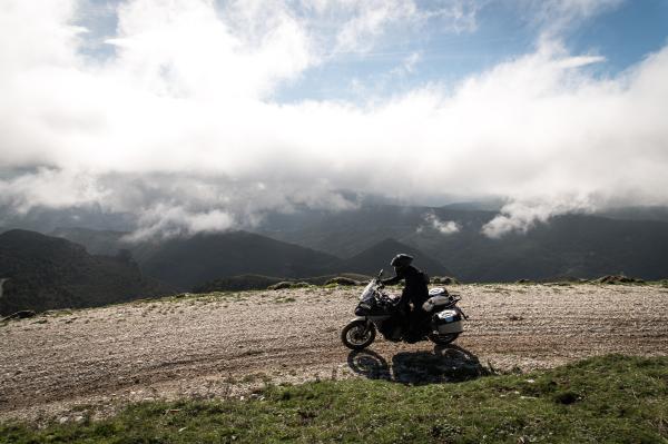 The views on the off-road section were stunning although we didn't have a chance to take them in!