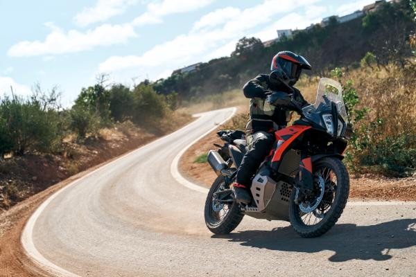 2025 KTM 790 Adventure on the road