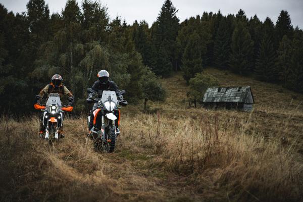 KTM riders in action