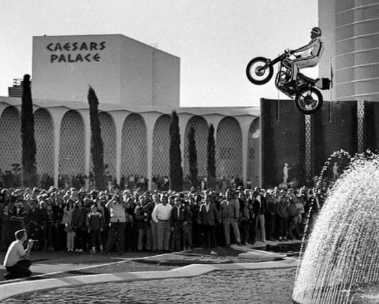 Evel Knievel Caesars Palace stunt 