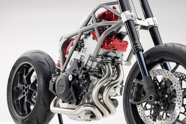 A new concept bike from Honda that uses a V3 engine