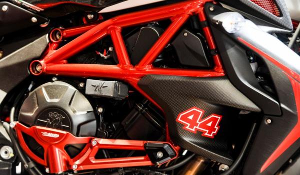 LH44 MV Agusta Dragster frame, photo courtesy of The Bike Specialists