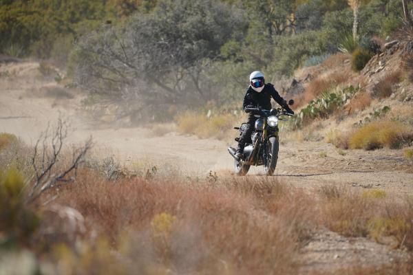 riding the Bear 650 off-road