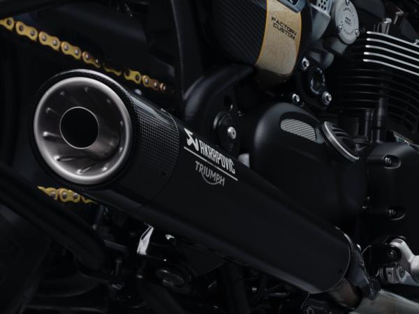 Akrapovic silencers are joined by an extra sporty riding mode