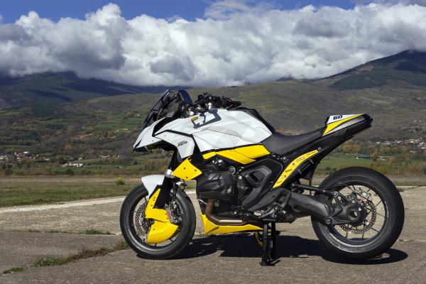 BMW R1300 GS in the mountains