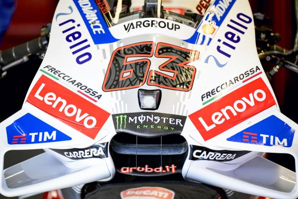 Francesco Bagnaia test bike