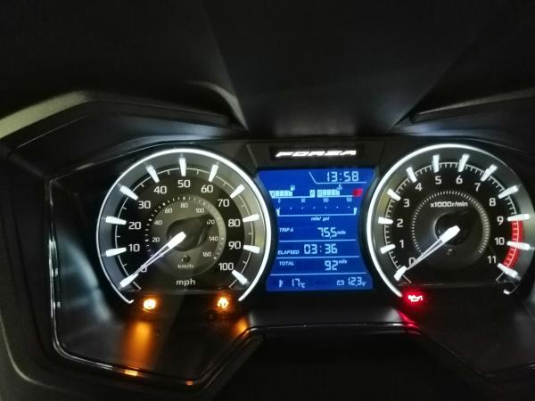 Forza 350 Dash