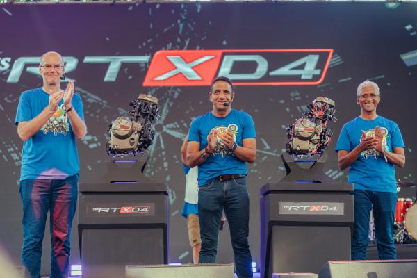 The engine was revealed at TVS MotoSoul 4.0 in Goa