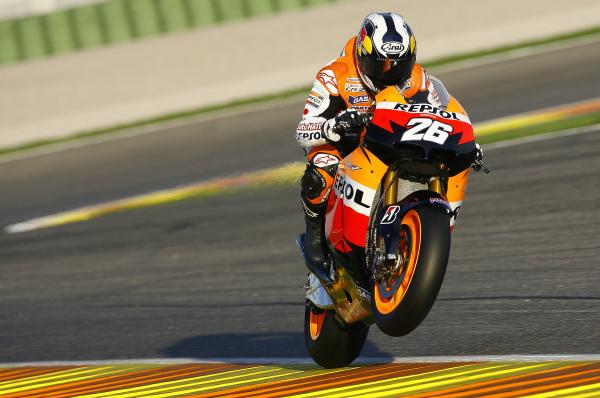 Dani Pedrosa, Valencia 2011. - Gold and Goose