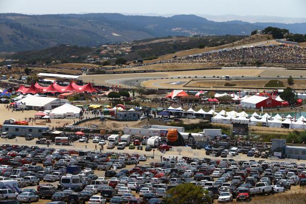 Laguna Seca, Andretti Hairpin, aerial view, 2013 US Grand Prix.