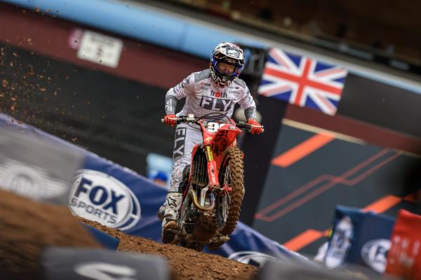 Max Anstie, 2023 World Supercross British GP. - WSX Media