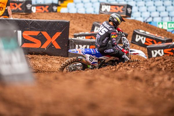 Colt Nichols, 2023 World Supercross British GP. - WSX Media