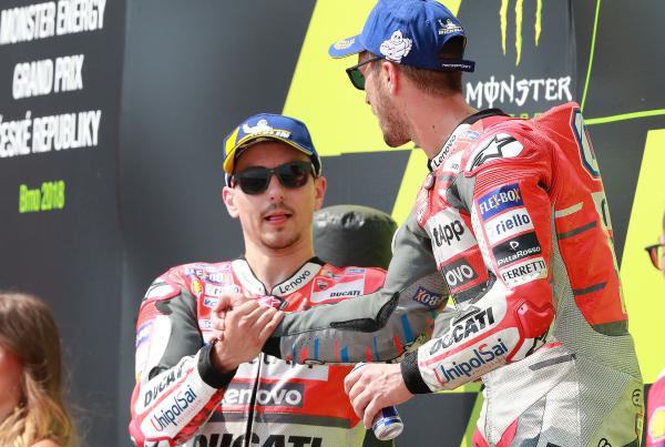 Andrea Dovizioso, Jorge Lorenzo