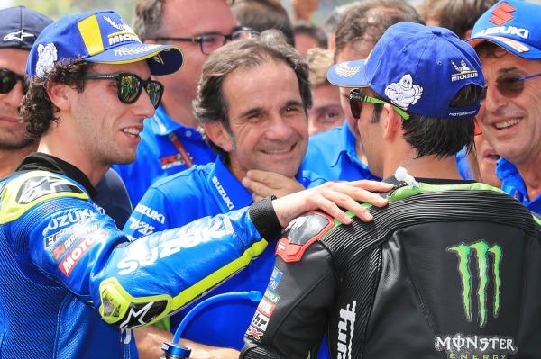 Johann Zarco, Davide Brivio, Alex Rins, MotoGP