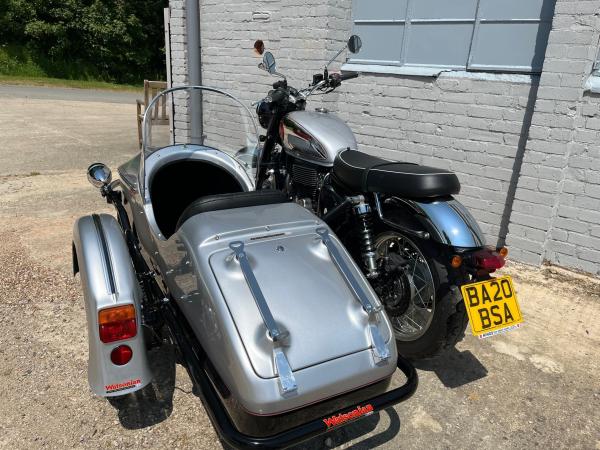 Watsonian sidecar on BSA Gold Star 650