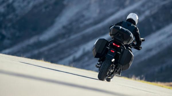 2023 Yamaha Tracer 9 GT+ on mountain road. - Yamaha