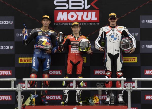 Toprak Razgatlioglu, Alvaro Bautista, Scott Redding