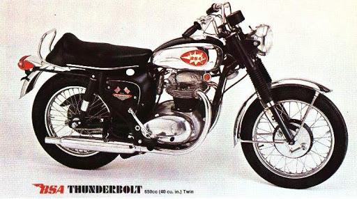 BSA A65 Thunderbolt.