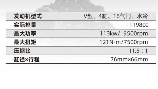 Chinese built V4 engine