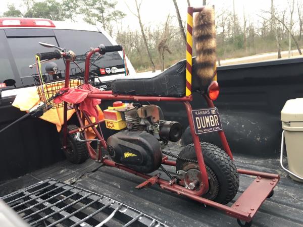 Dumb and Dumber minibike for sale on eBay 