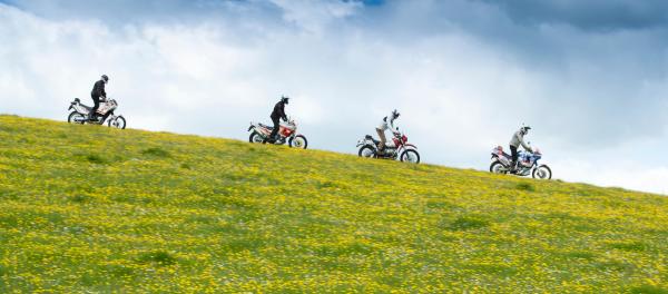 Dakar Enduro Rally hill riding