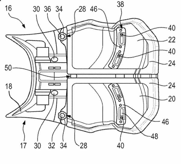 BMW adjustable seating patent