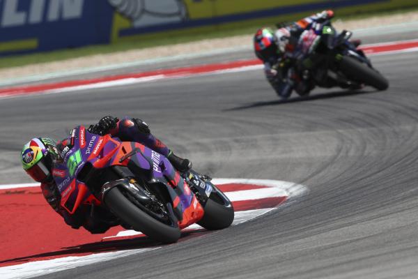 Franco Morbidelli, Alex Rins, 2024 MotoGP Grand Prix of the Americas. - Gold and Goose