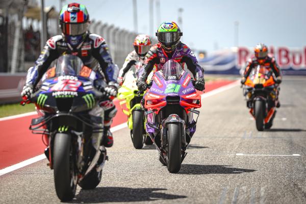 Franco Morbidelli, Alex Rins, 2024 MotoGP Grand Prix of the Americas. - Gold and Goose