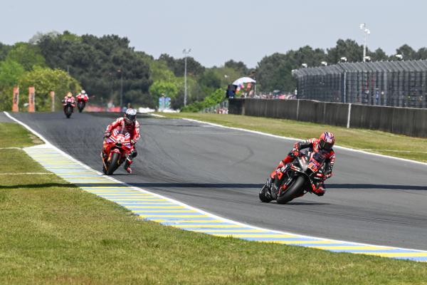 Maverick Vinales, Enea Bastianini, 2024 MotoGP French Grand Prix. - Gold and Goose