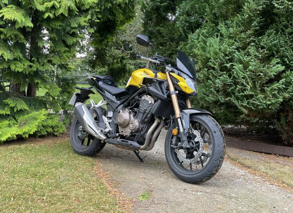 bumblebee yellow honda cb500f 2022