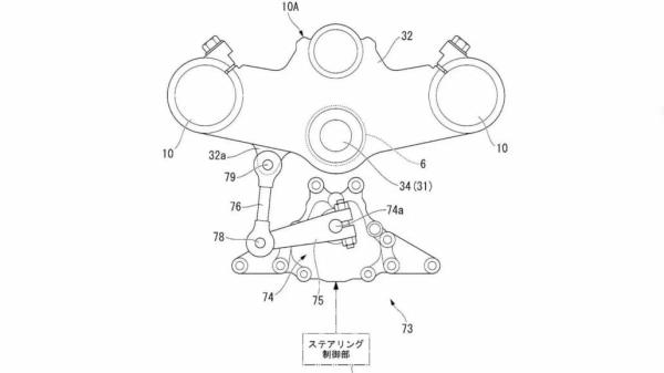 Honda lane assist patent drawing. - Motorcycles News