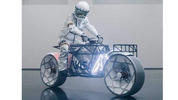 If NASA were to build a motorcycle, what would it look like? Probably this.